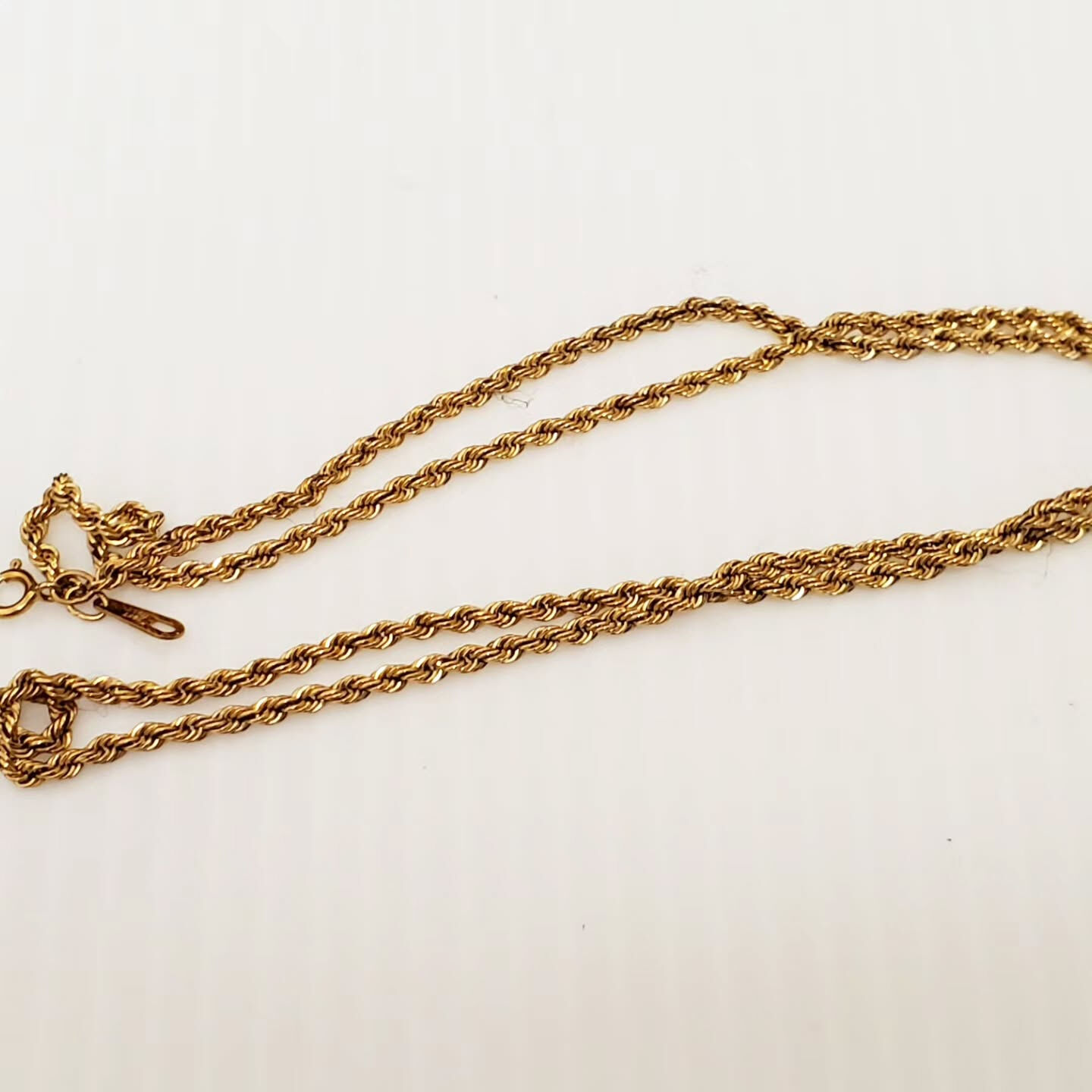K18ロープチェーンネックレスのお買取実績をご紹介いたします